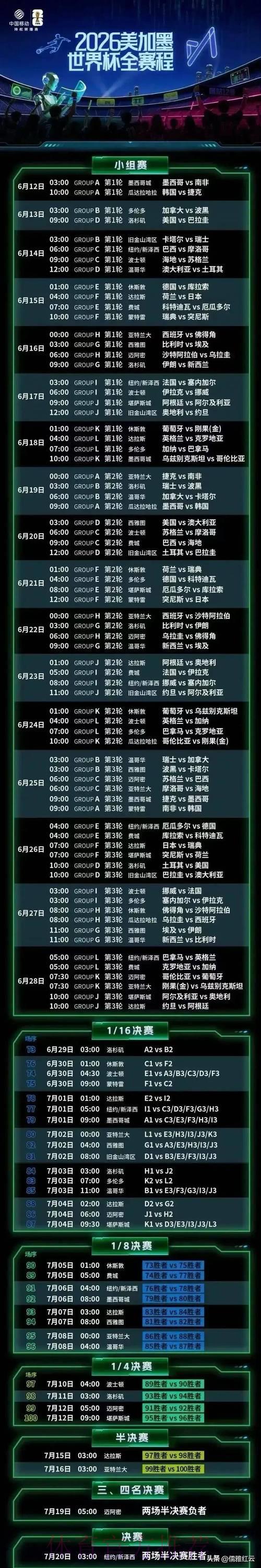 2026世界杯直播观看完全指南